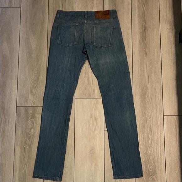 Naked & Famous Denim Mid Blue Skinny Jeans - size 32 - Picture 5 of 6